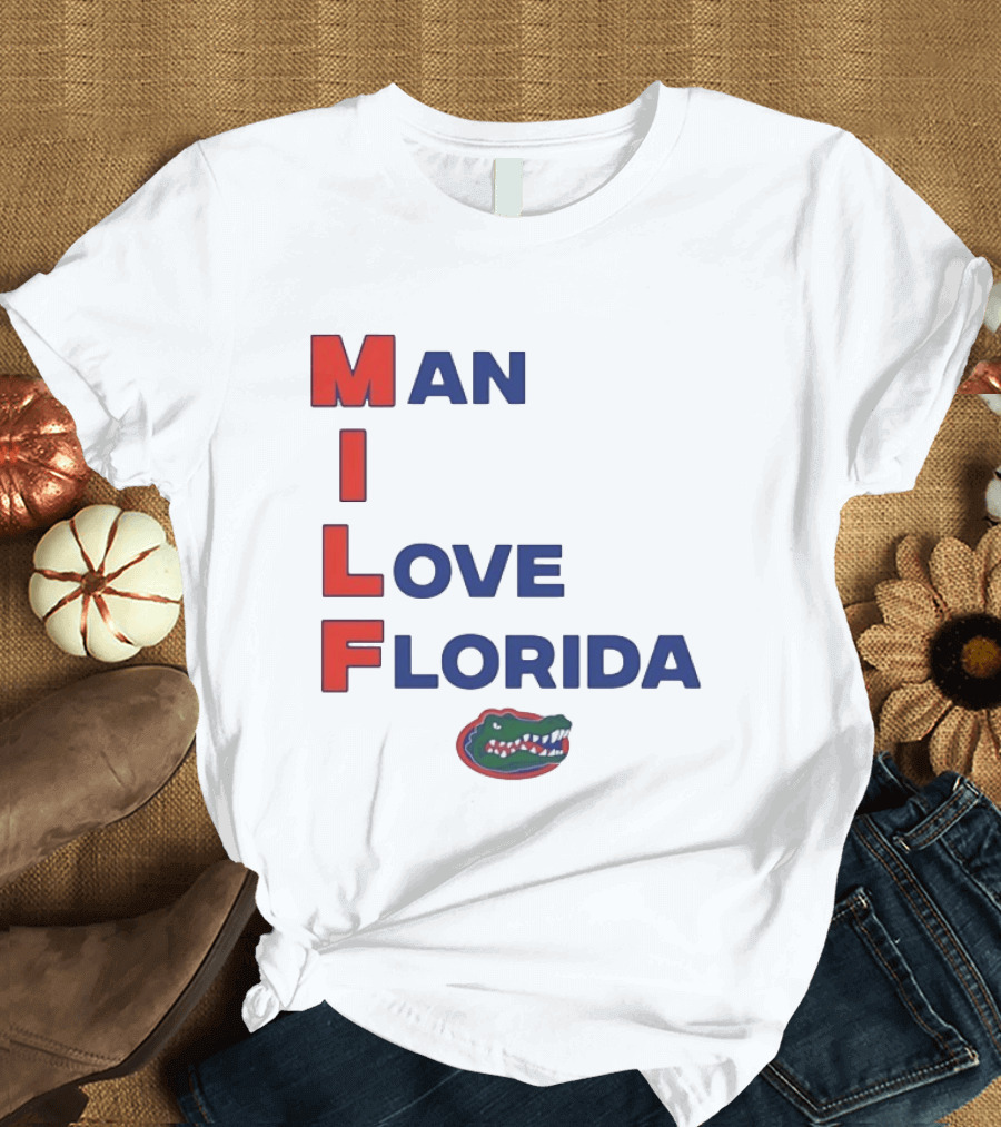 Man I Love Florida Gators College Football Gator T-Shirt