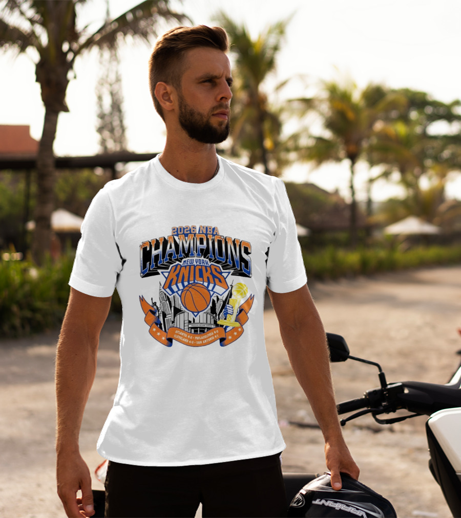 2026 NBA Champions New York Knicks Madison Square Garden T-Shirt