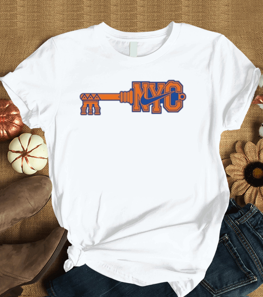 NYC Key New York Knicks Basketball Nike T-Shirt