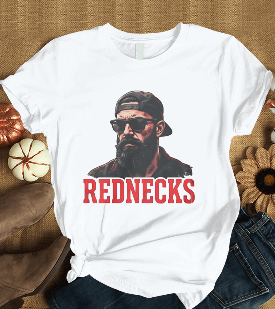 Rednecks Bearded Man Sunglasses Country Life T-Shirt