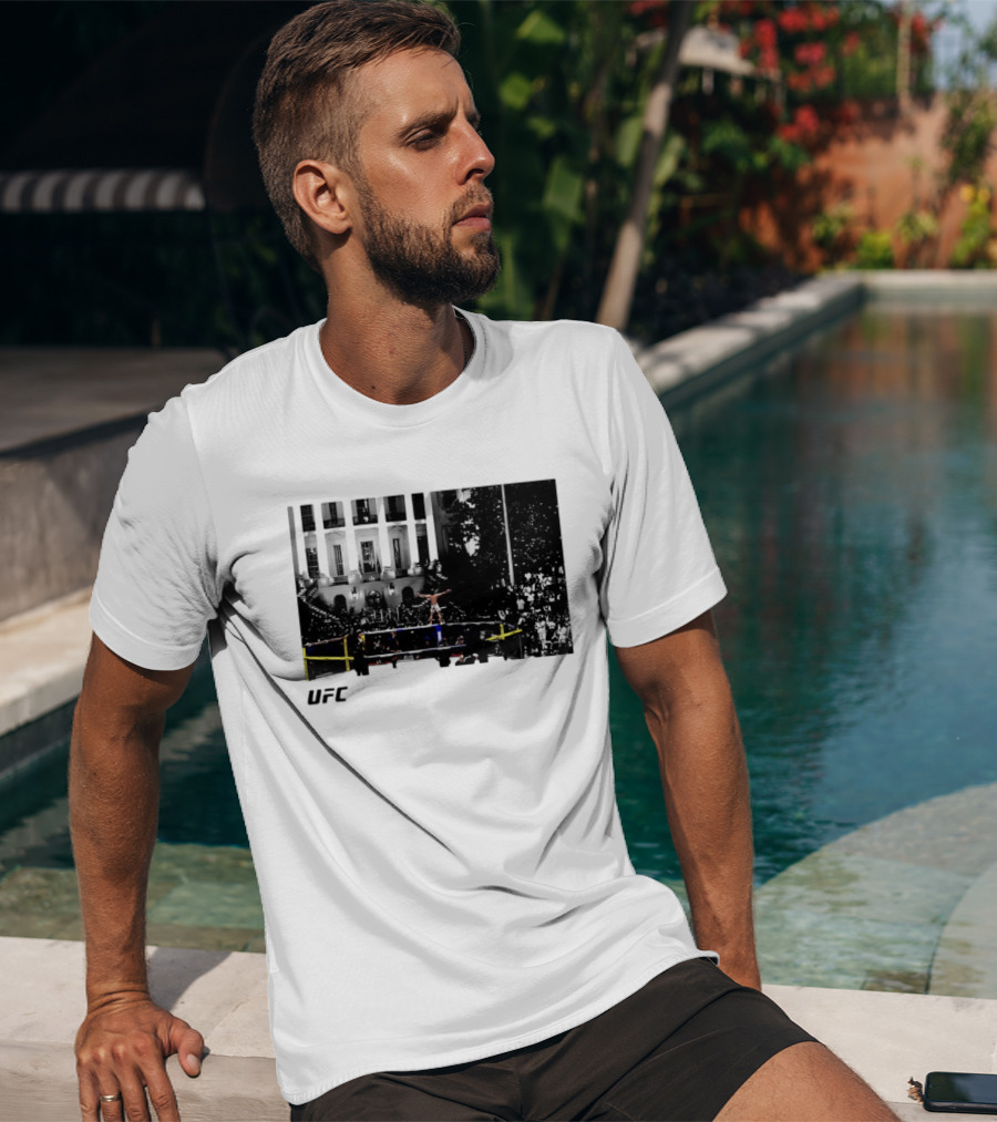 UFC Diego Lopes Freedom 250 Victory Iconic Octagon Celebration T-Shirt