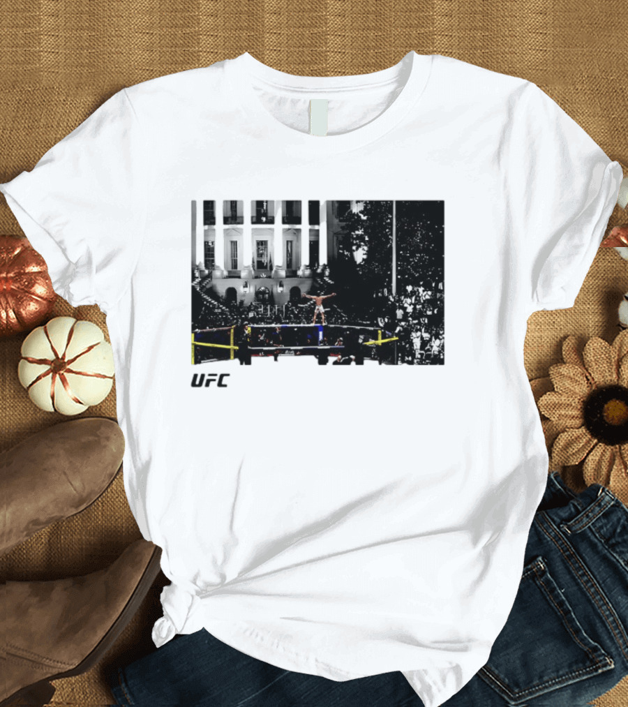 UFC Diego Lopes Freedom 250 Victory Iconic Octagon Celebration T-Shirt