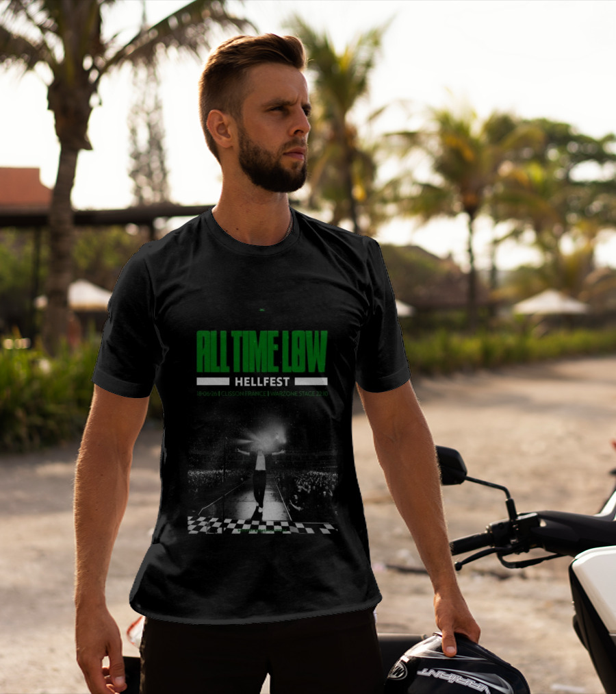 All Time Low Hellfest Clisson France June 18 2026 Warzone Stage 22:10 T-Shirt