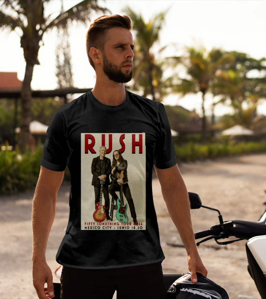 RUSH Mexico City Fifty Catfifty June 19 2026 Show T-Shirt