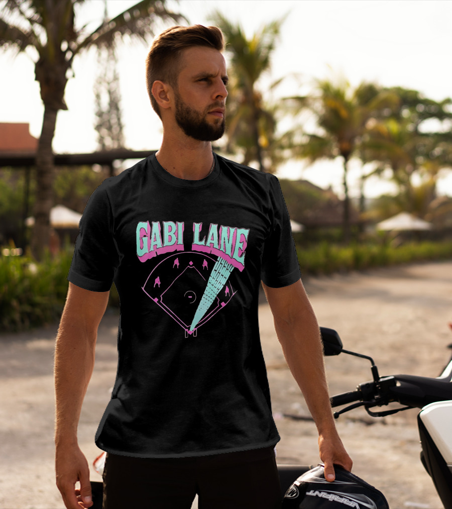 Gabi Lane Baseball Field Diamond Players T-Shirt