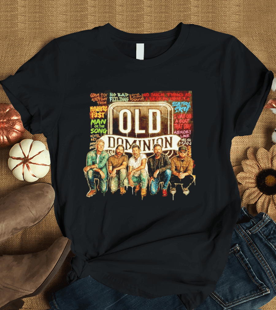 Old Dominion No Bad Feelings Song For Another Time Beautiful Sky Country Music T-Shirt