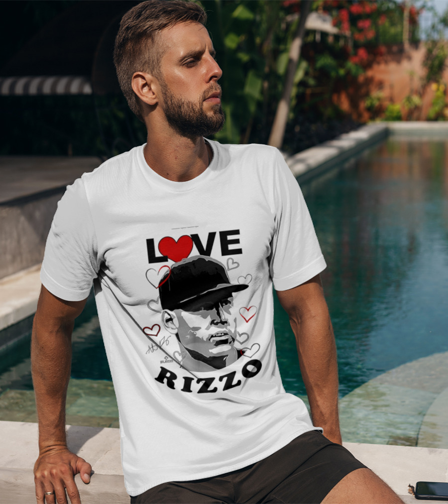 Love Heart Anthony Rizzo New York Yankees Baseball T-Shirt