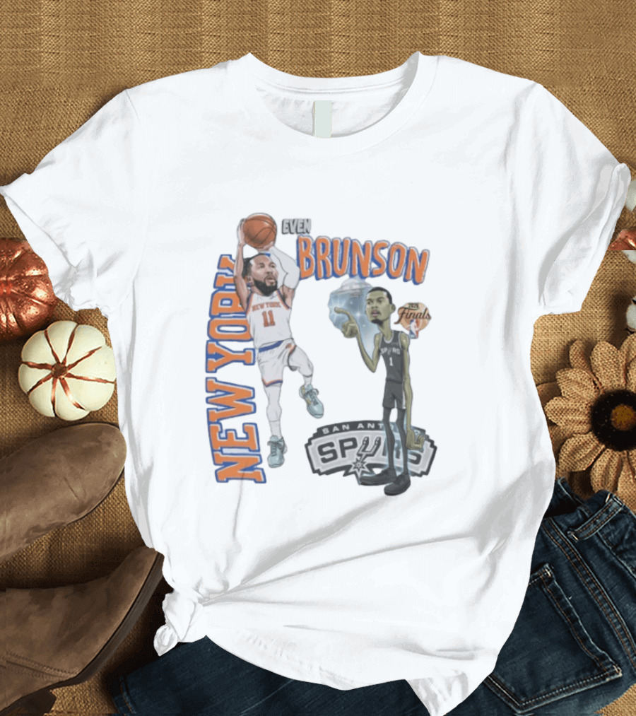 New York Even Brunson NBA Finals San Antonio Spurs T-Shirt