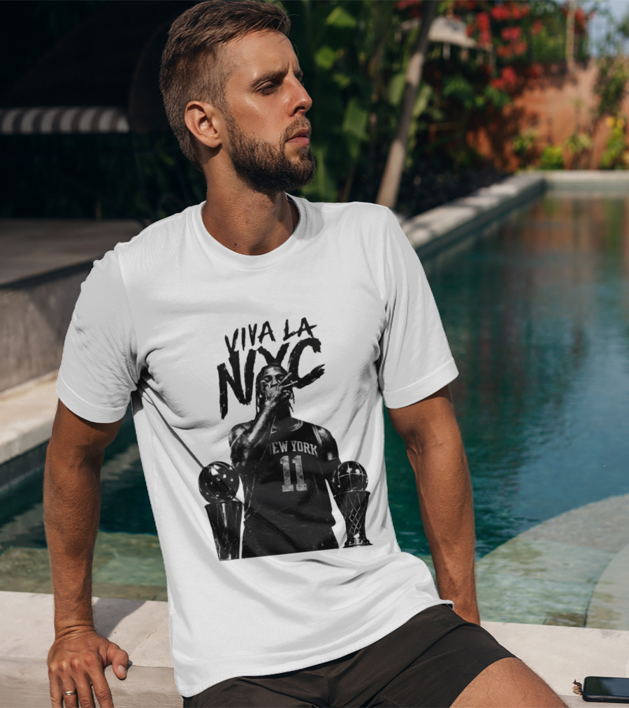 Viva La NYC Jalen Brunson 11 New York Knicks Basketball Player T-Shirt