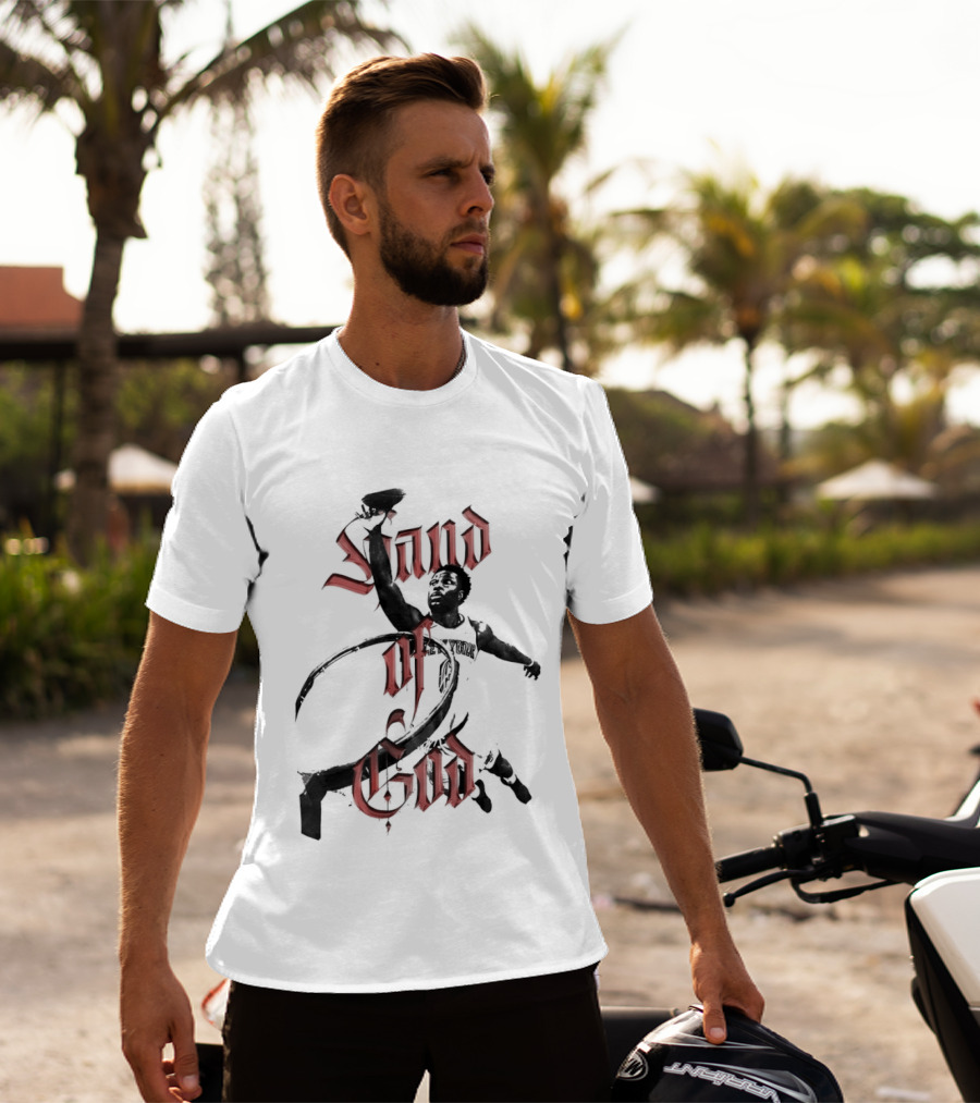 Hand Of God OG Anunoby New York Knicks Basketball NBA T-Shirt