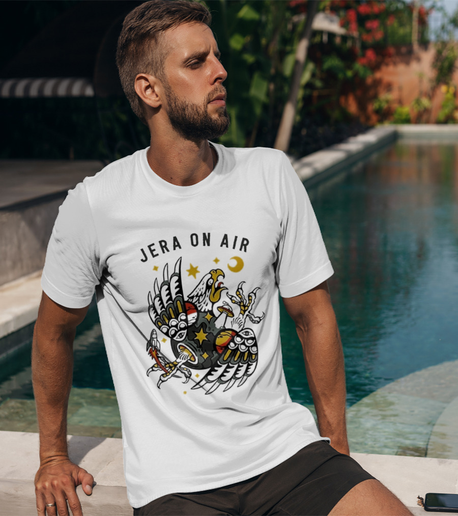 Jera On Air 2026 Festival Ysselsteyn Netherlands June 25 26 27 Mythical Eagle Stars Moon T-Shirt