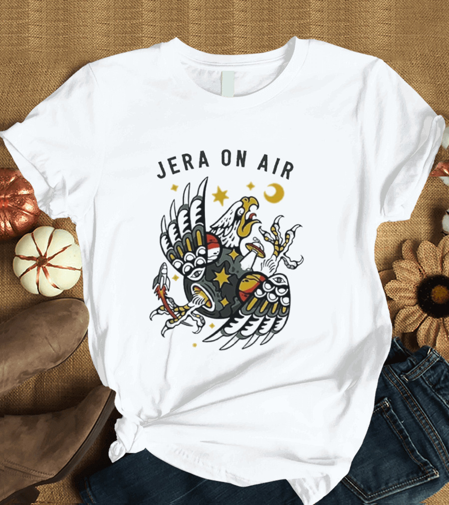 Jera On Air 2026 Festival Ysselsteyn Netherlands June 25 26 27 Mythical Eagle Stars Moon T-Shirt