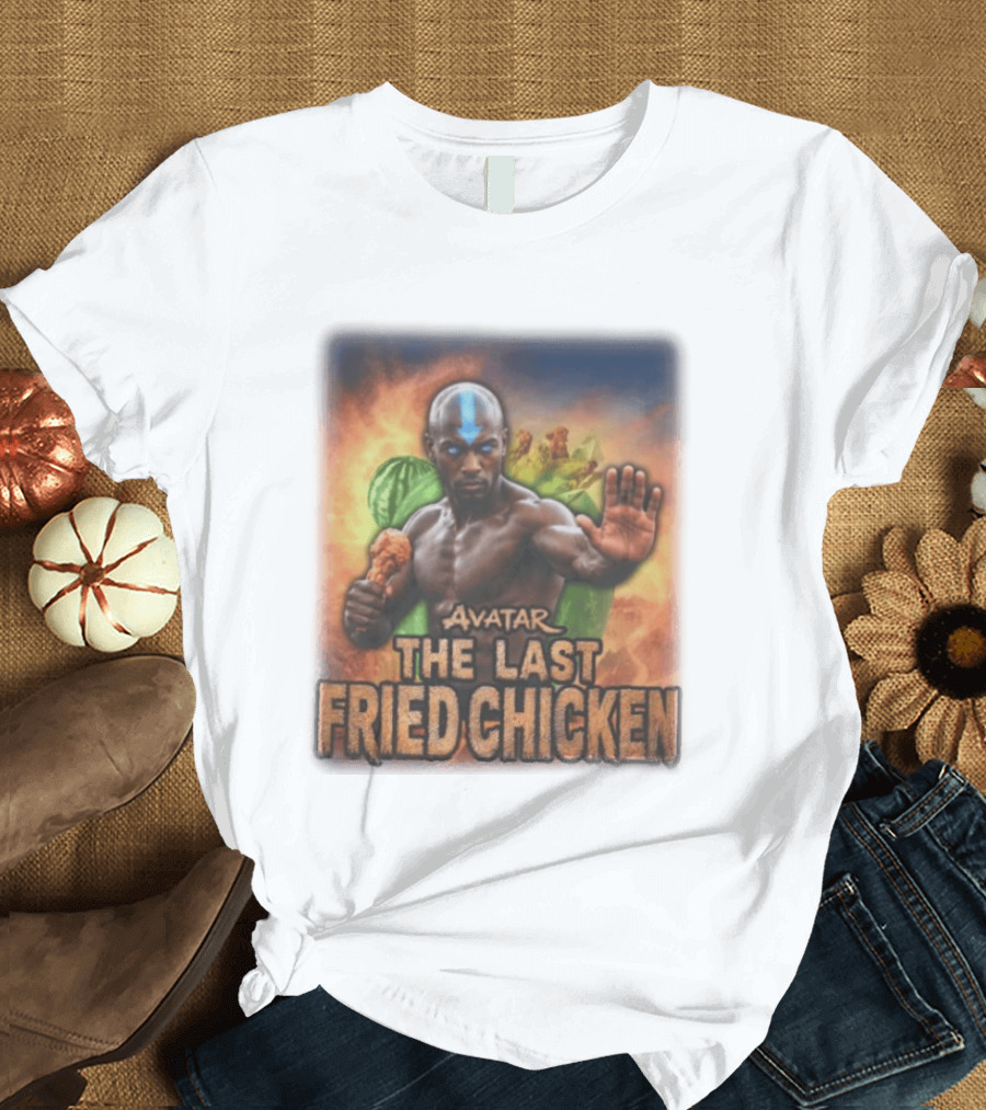 Avatar The Last Fried Chicken Parody Humor Martial Arts Mashup T-Shirt