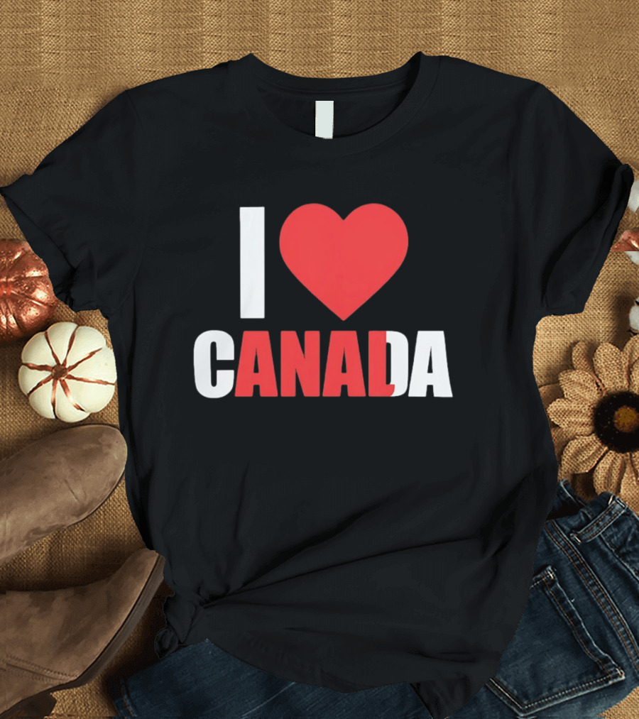 I Love Canada Heart Symbol CANADA T-Shirt