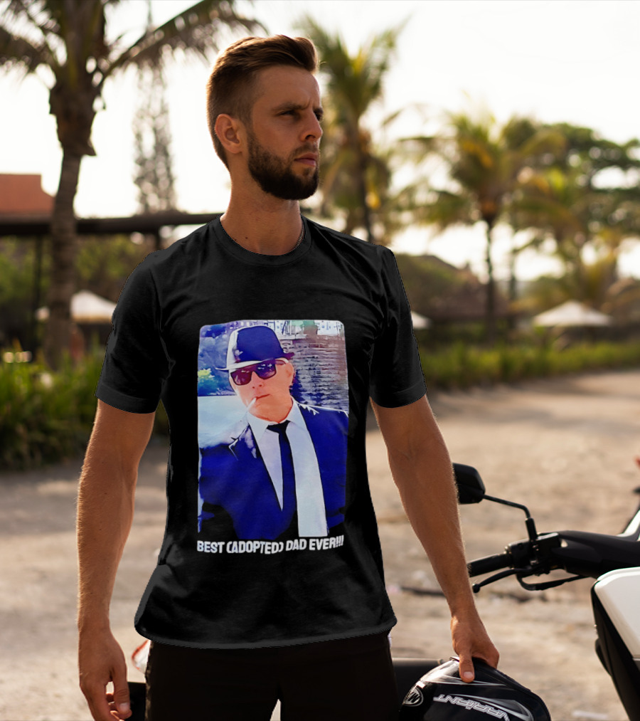 Blues Brothers Best Cadopted Dad Ever T-Shirt