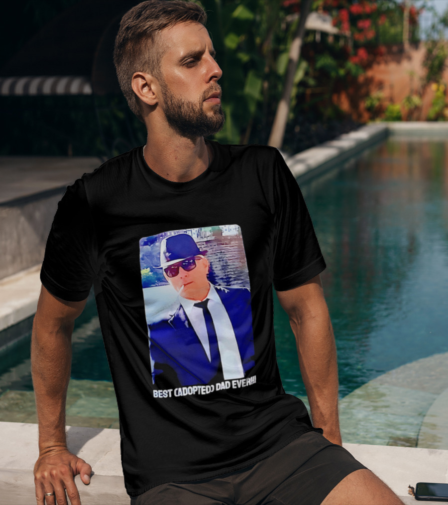 Blues Brothers Best Cadopted Dad Ever T-Shirt