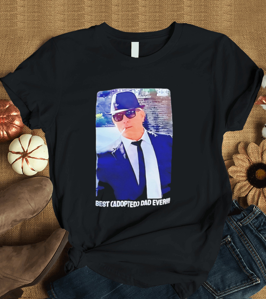 Blues Brothers Best Cadopted Dad Ever T-Shirt