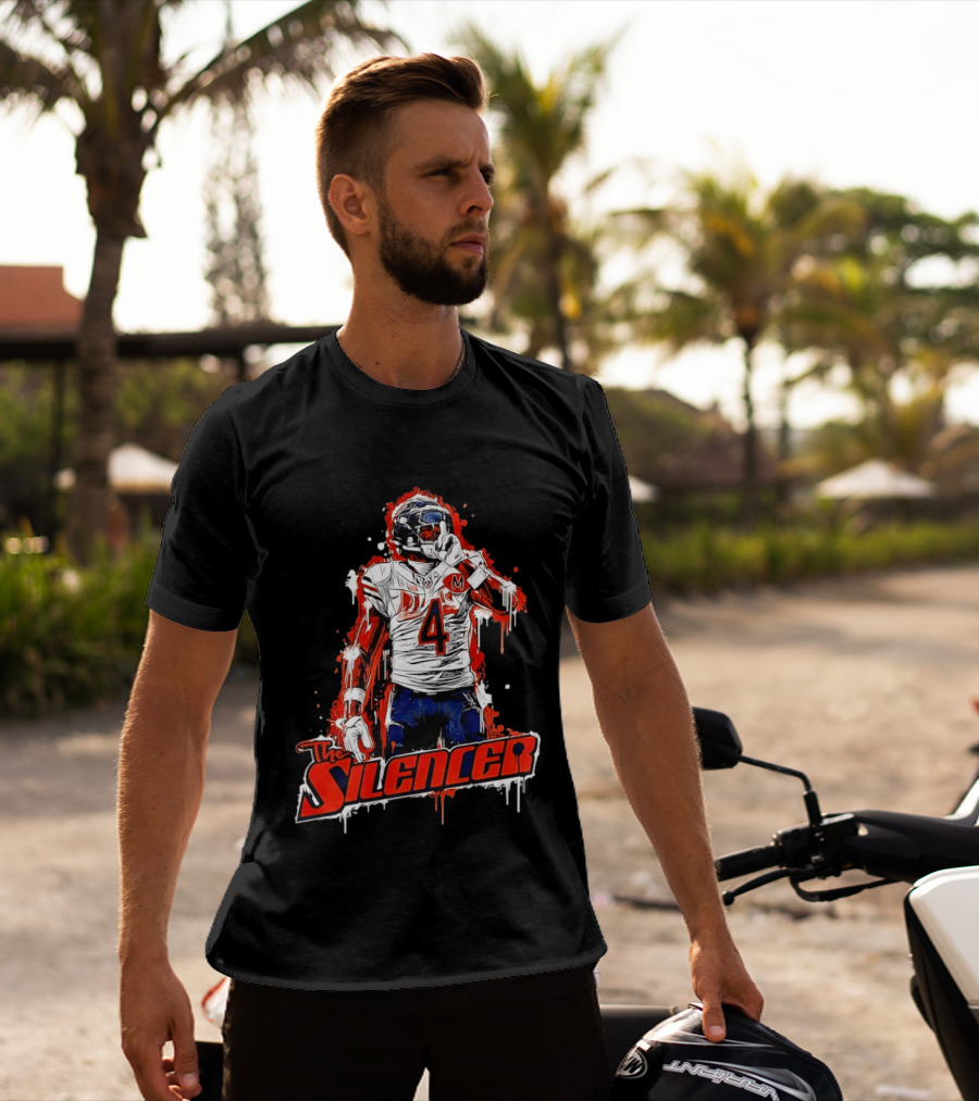 The Silencer Number 4 Chicago Football Player T-Shirt