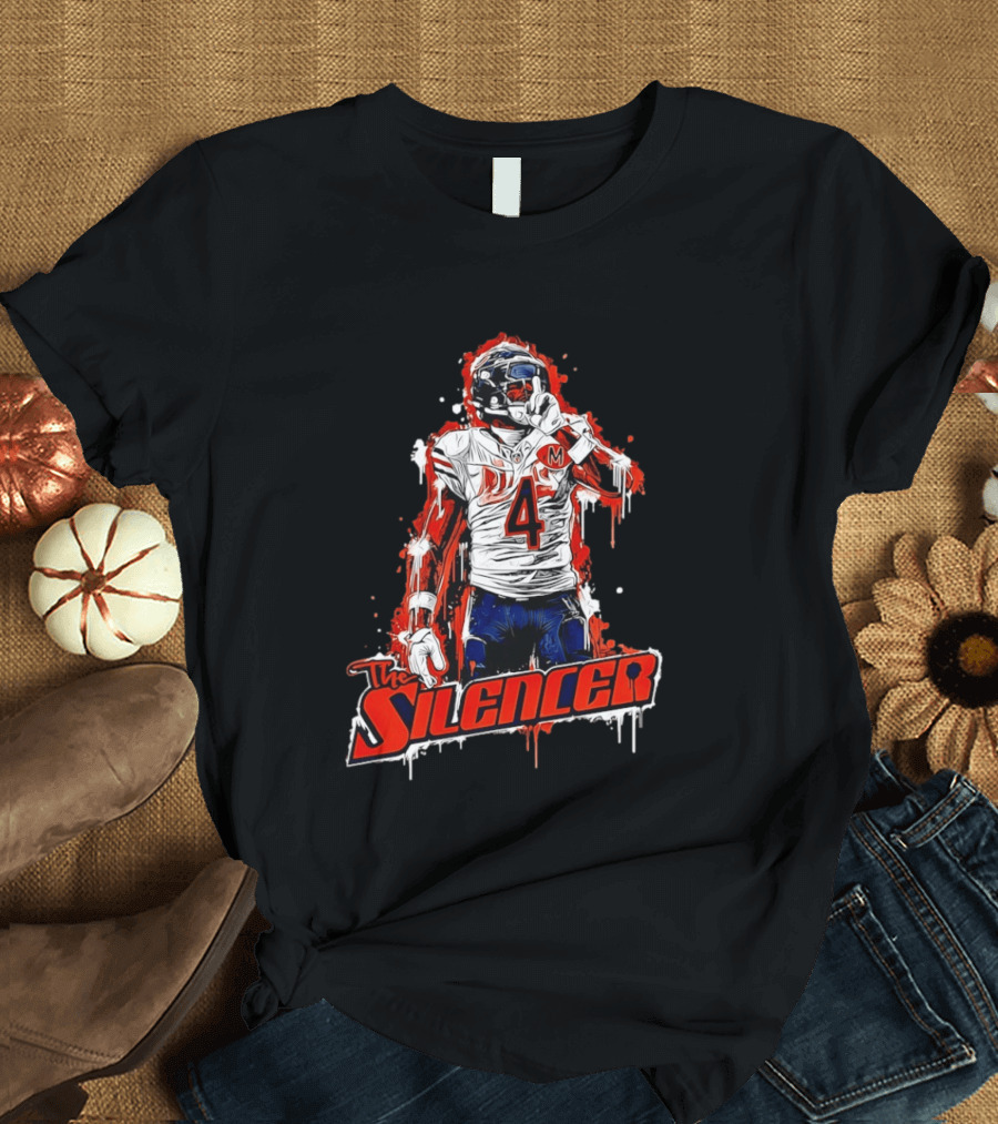The Silencer Number 4 Chicago Football Player T-Shirt
