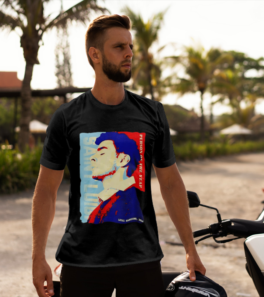 Saint Luigi Mangione 2024 Person Of The Year T-Shirt