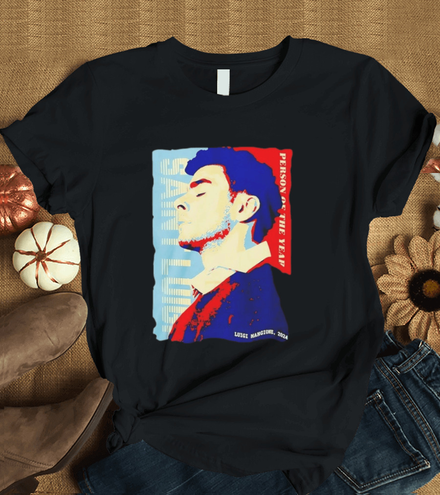 Saint Luigi Mangione 2024 Person Of The Year T-Shirt