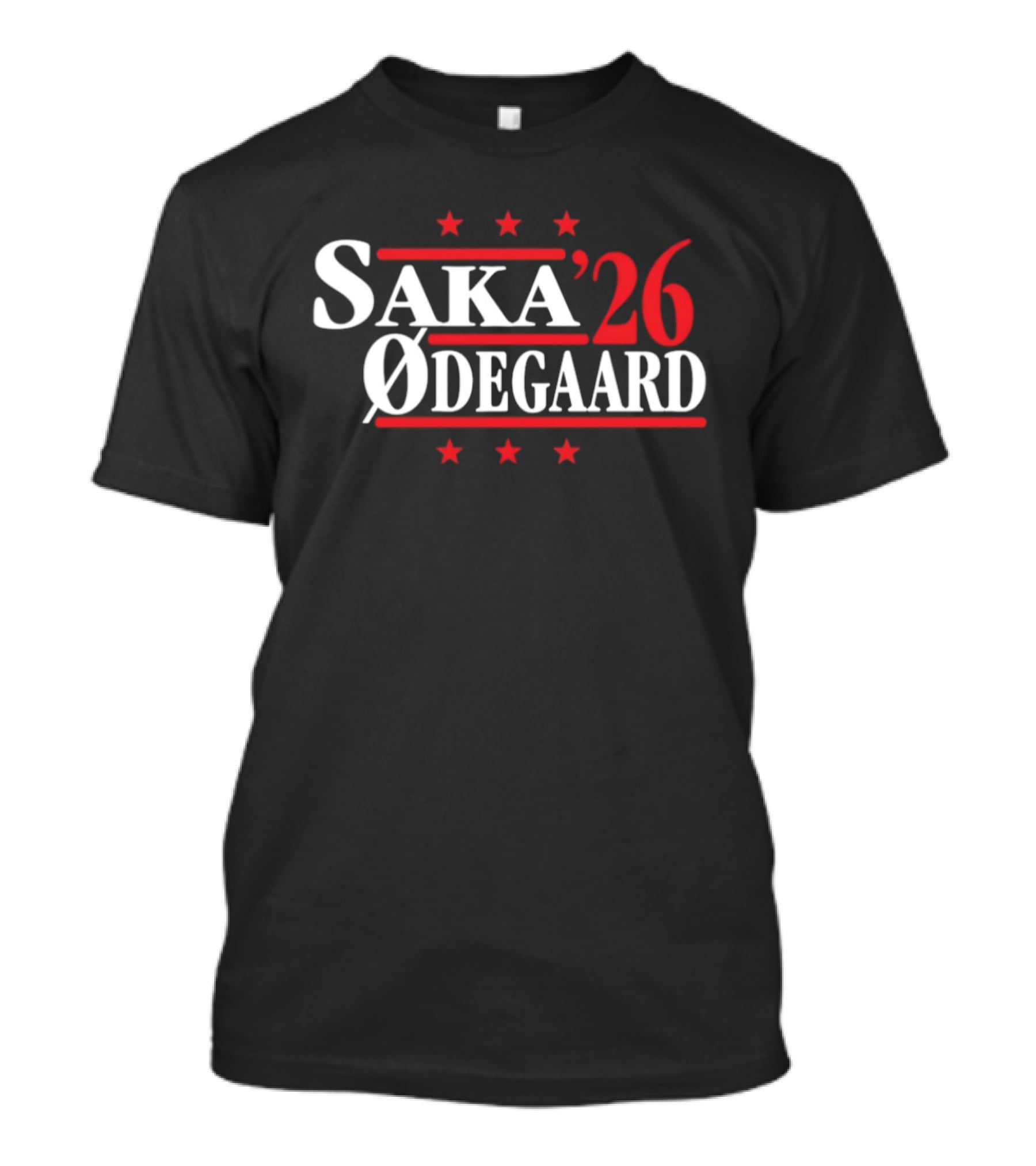 Saka '26 Ødegaard Arsenal Premier League Stars T-Shirt