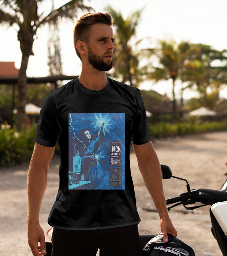 Jack White Marie Curie Warsaw Polonia 2026 Klub Stodola Event T-Shirt
