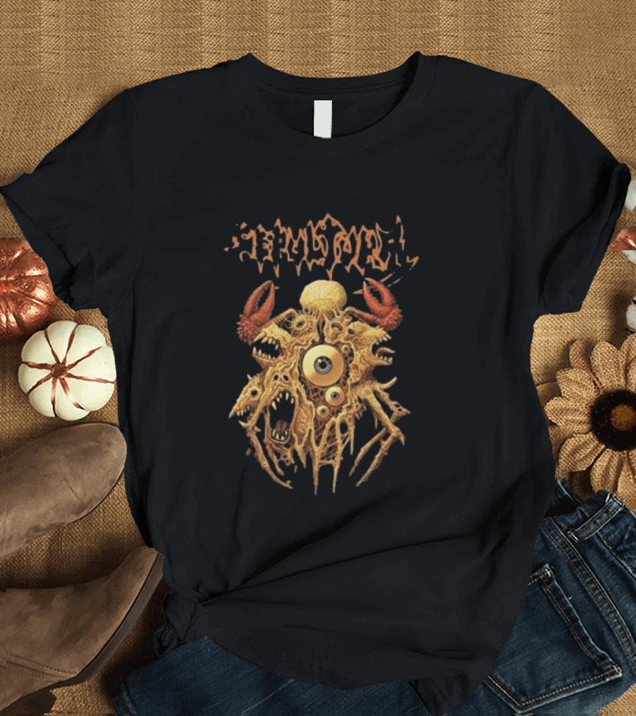 Sepultura Under A Pale Gray Sky We Shall Arise Crustacean T-Shirt