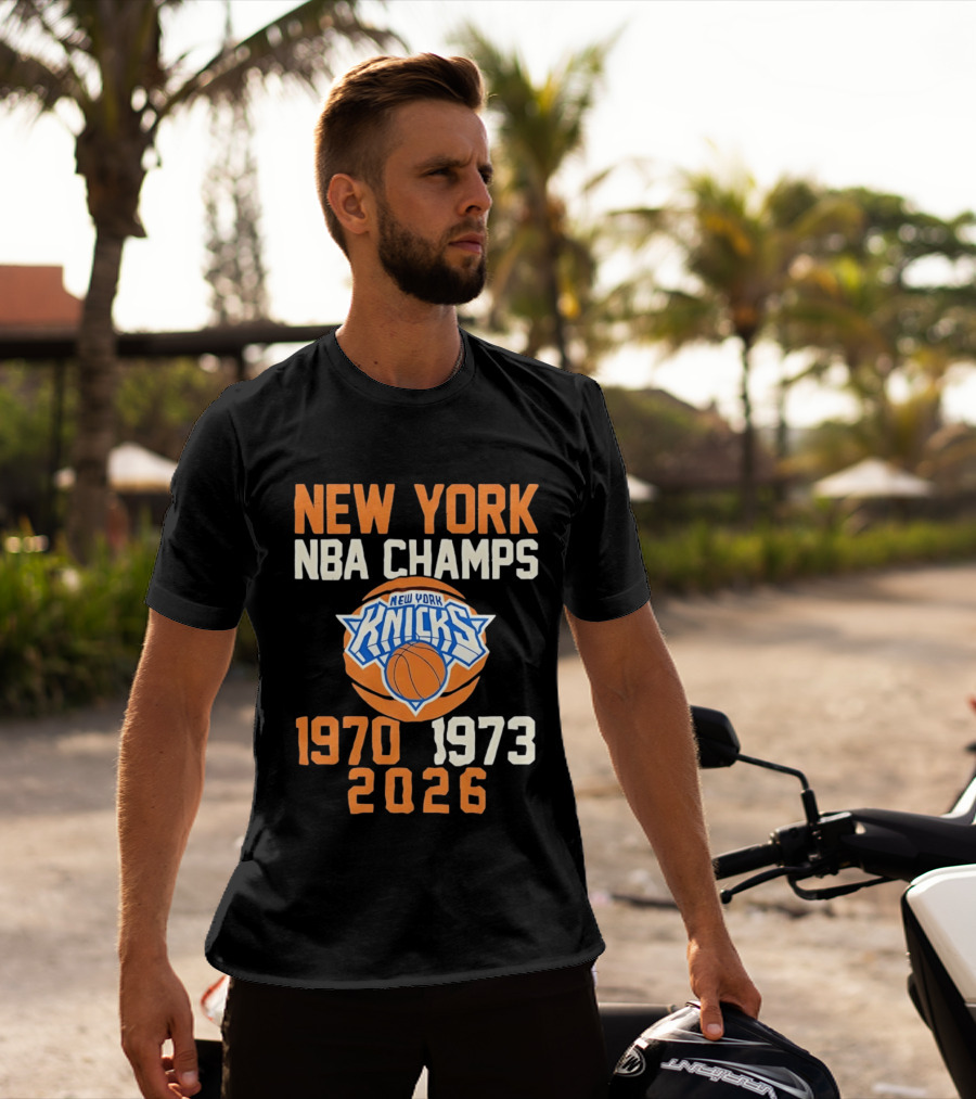 New York Knicks NBA Champs 1970 1973 2026 T-Shirt