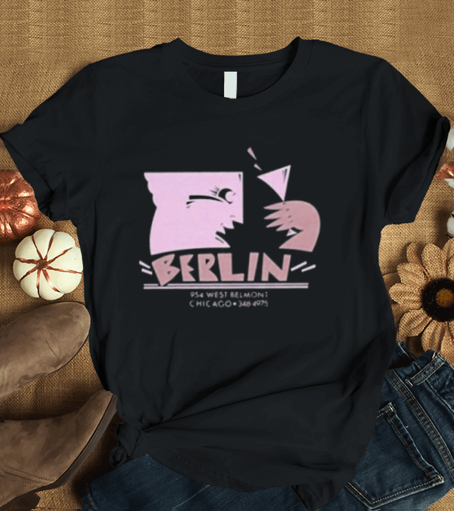 Night Gallery Berlin Club Art Pink Brush T-Shirt