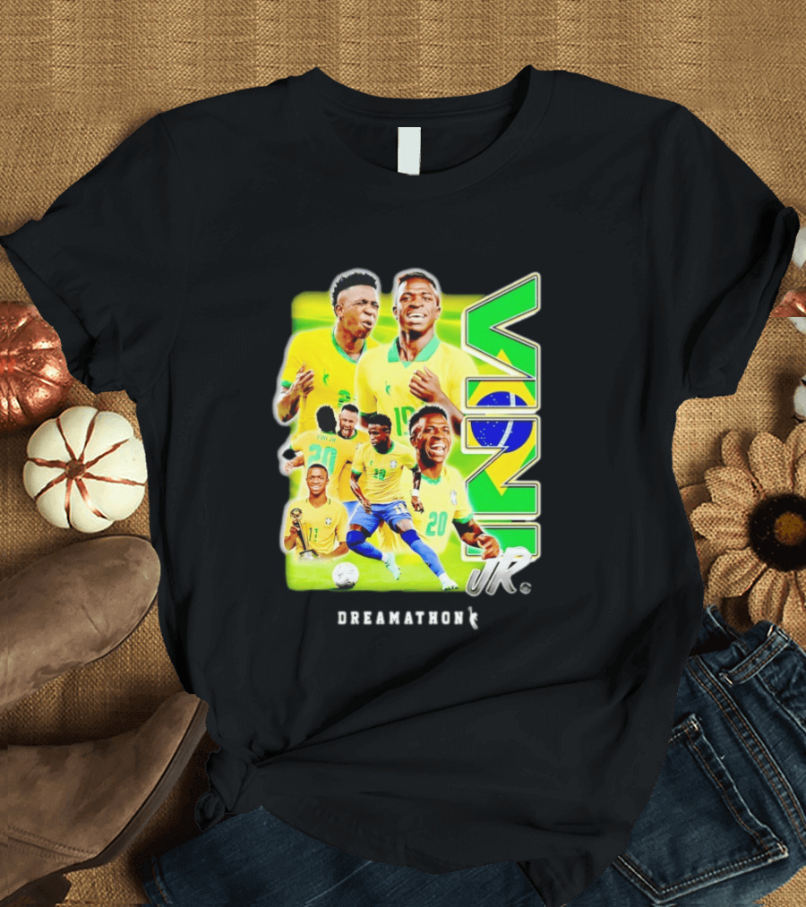 Vini Jr Brazil Dreamathon Soccer Moments T-Shirt