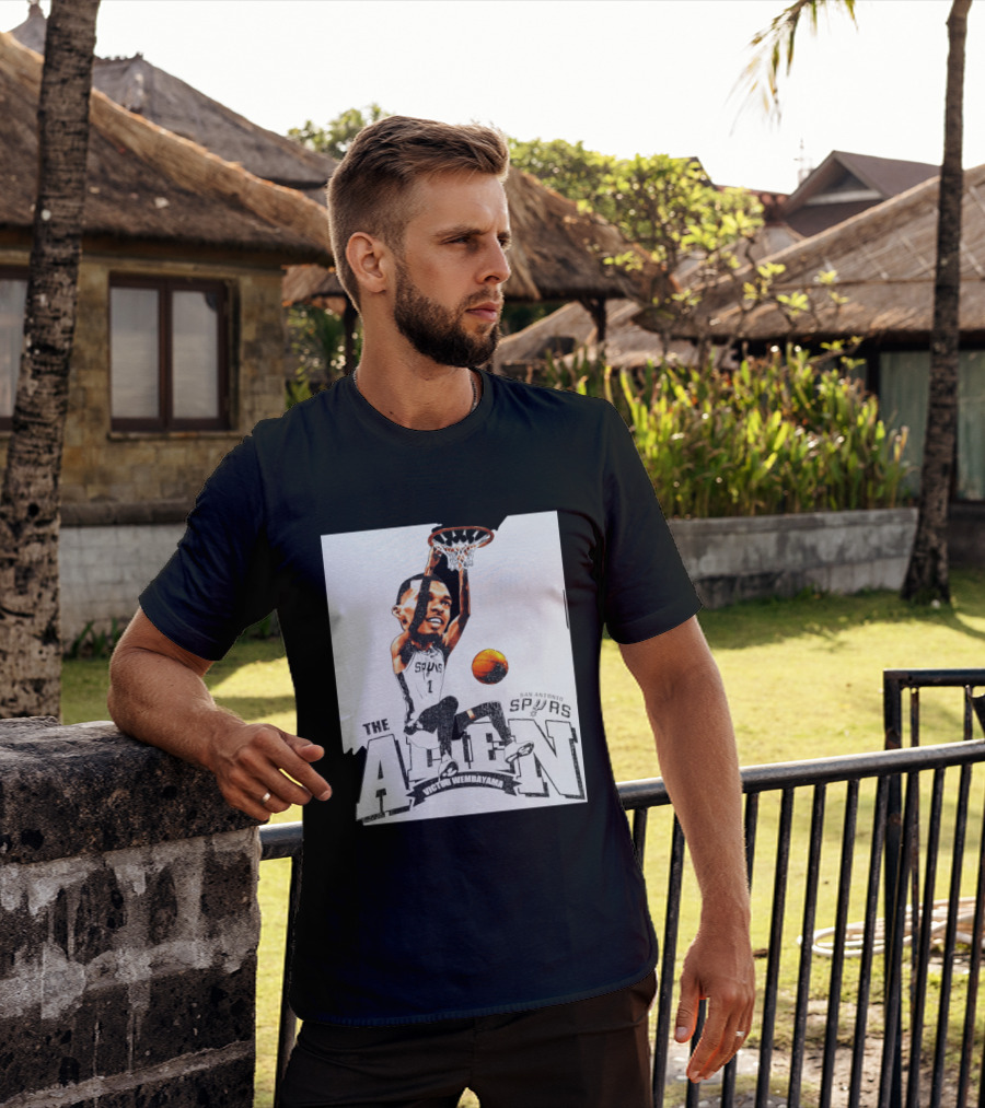 Victor Wembanyama The Alien San Antonio Spurs Basketball T-Shirt