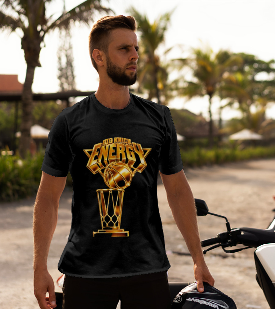 Big Knick Energy Trophy Basketball T-Shirt
