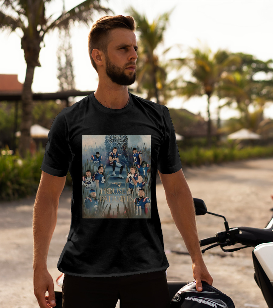 New England Patriots House Of The Dragon Crossover House Of The Patriots T-Shirt