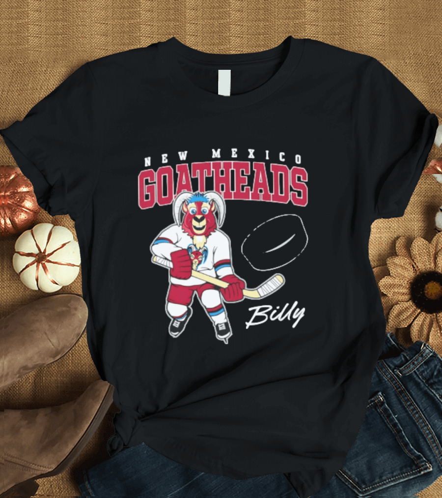 New Mexico Goatheads Billy Hockey T-Shirt
