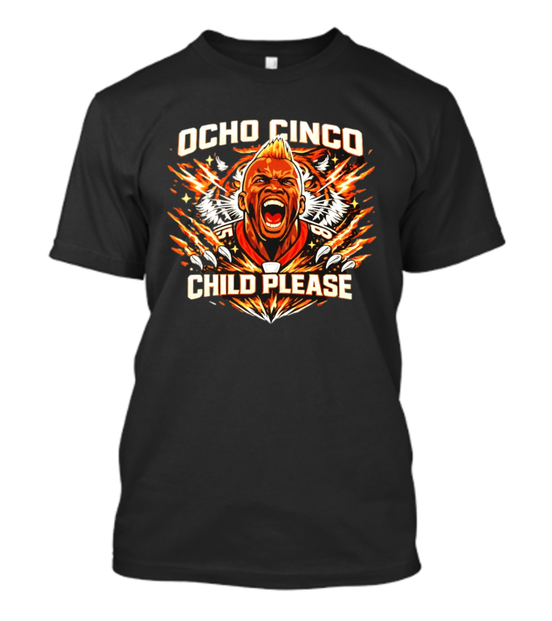 Ocho Cinco Child Please Cincinnati Bengals Tiger Roar T-Shirt