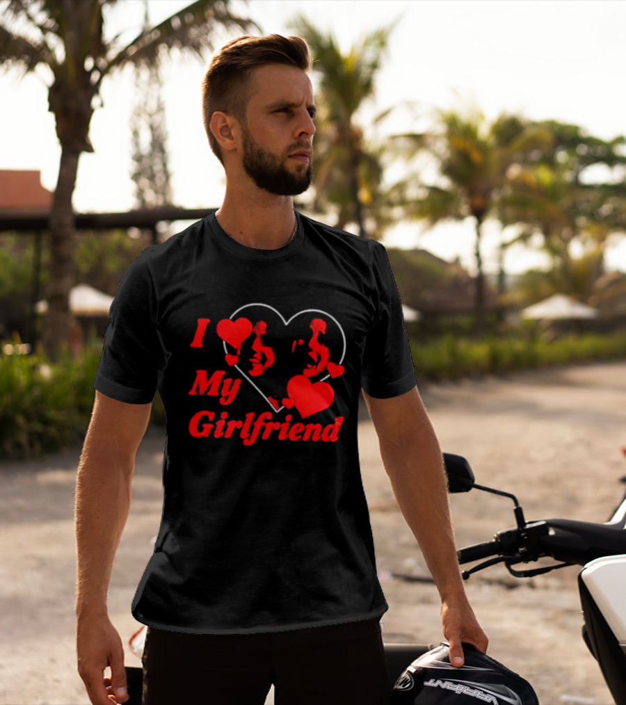 Obsession 2026 Nikki I Love My Girlfriend Hearts T-Shirt
