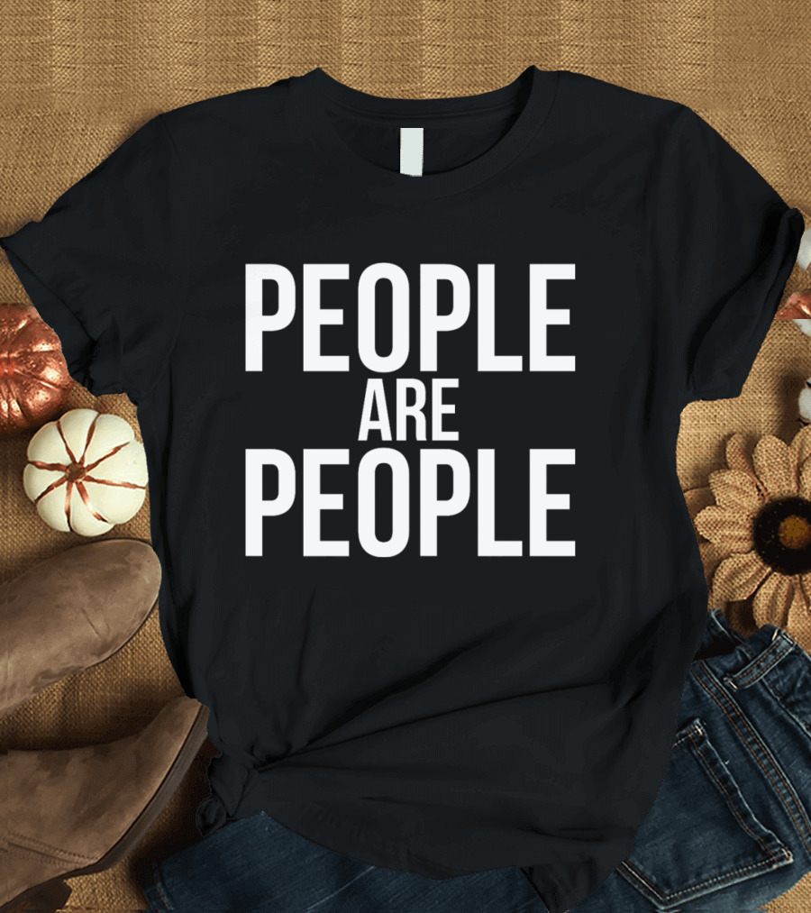 PEOPLE ARE PEOPLE Racerback T-Shirt