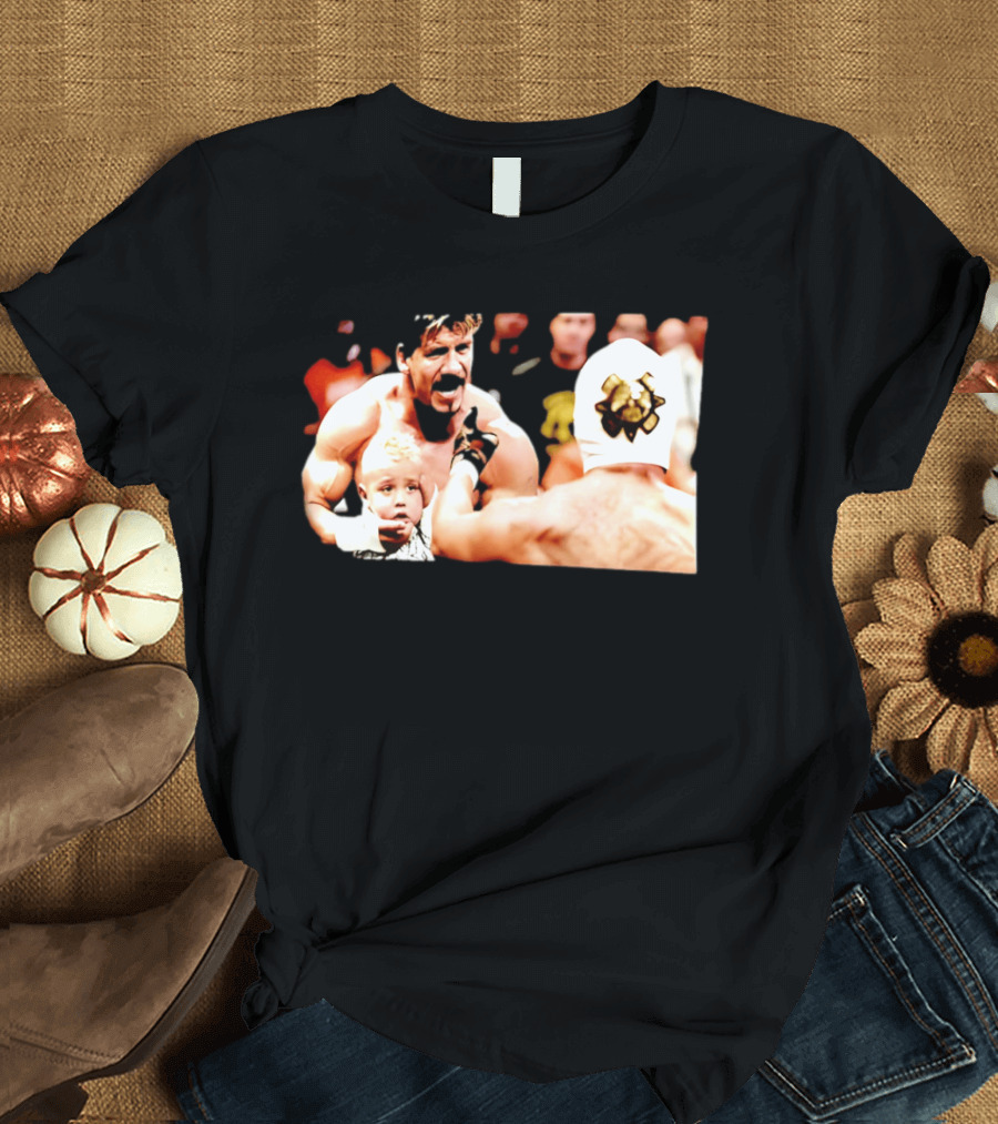 Eddie Guerrero Rey Mysterio Dominik Mysterio Custody Battle Iconic Wrestling Moment T-Shirt
