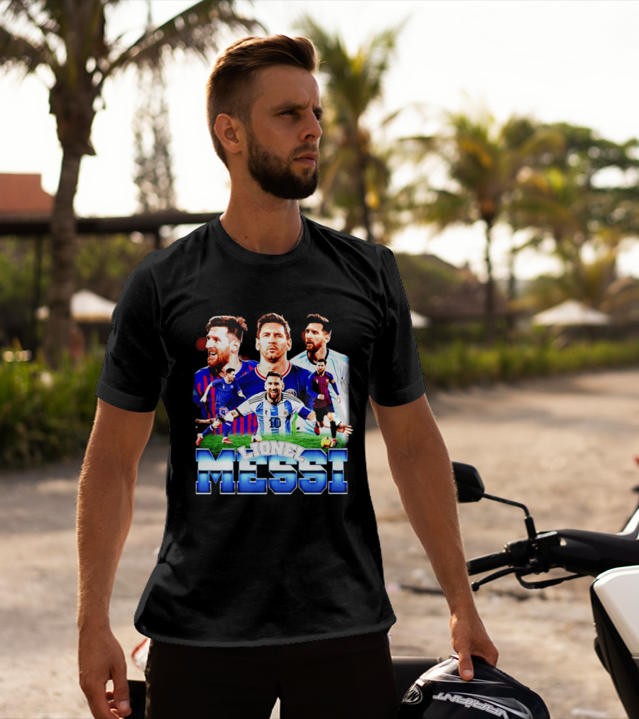 Lionel Messi Barcelona Paris Saint Germain Argentina Football Legend T-Shirt