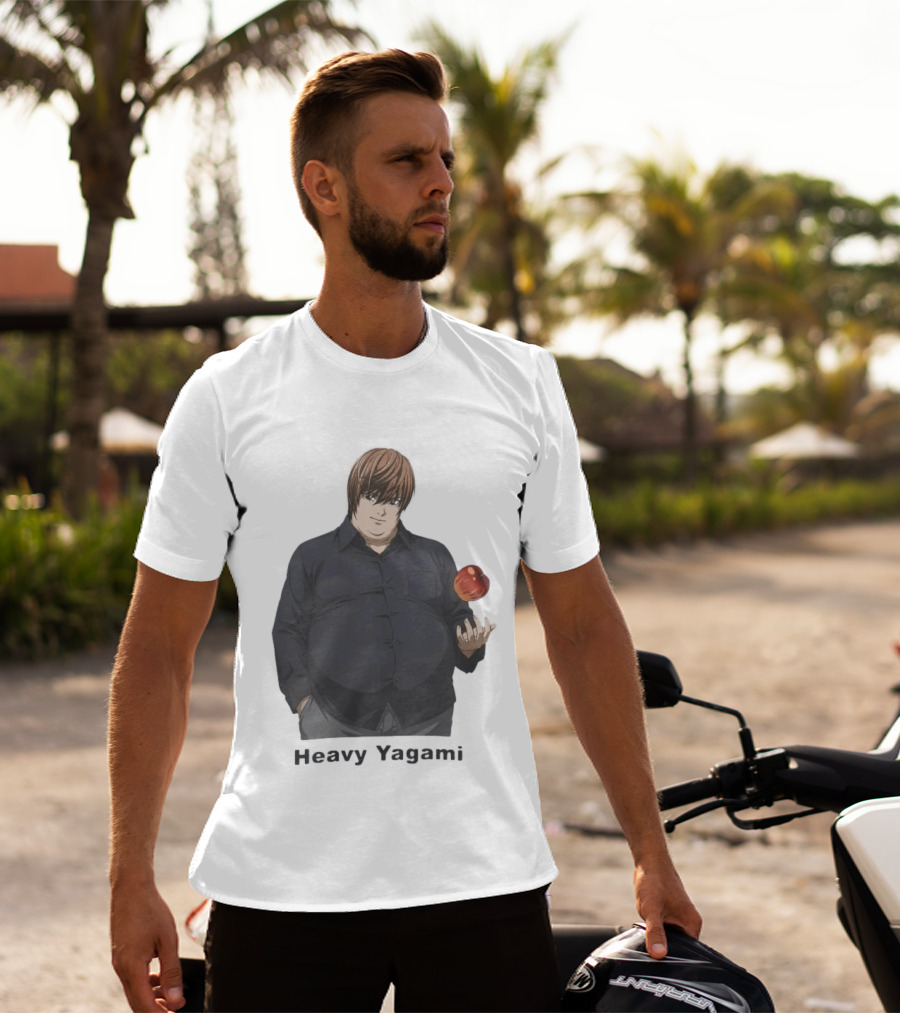 Heavy Yagami Light Death Note Apple T-Shirt
