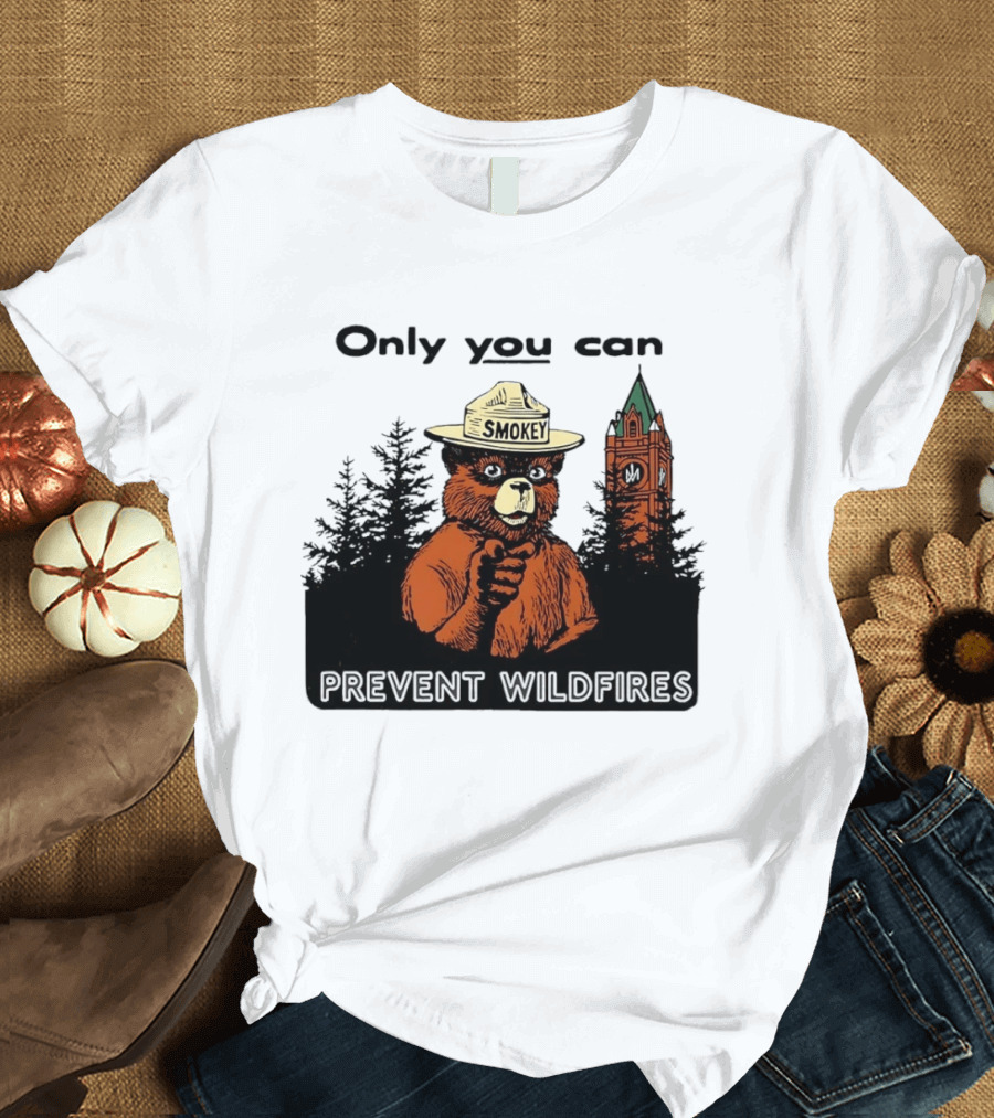 Only You Can Prevent Wildfires Smokey Bear X Montana Collaboration T-Shirt