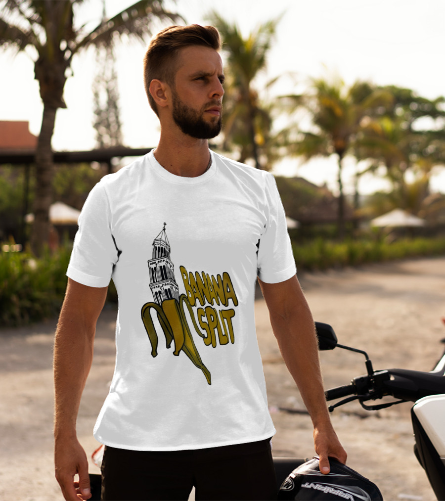 Split Diocese Bell Tower Banana Split Architecture T-Shirt