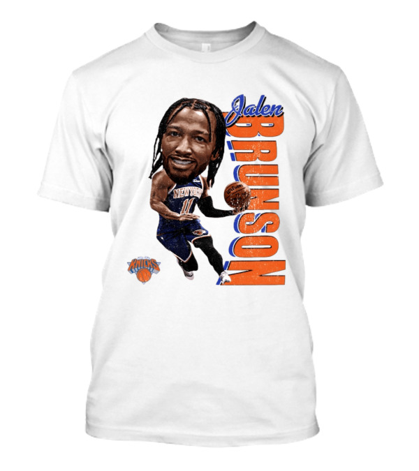 Jalen Brunson New York Knicks Basketball Caricature NBA Knicks T-Shirt