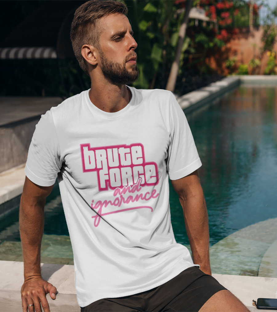Brute Force And Ignorance The Fat Electrician T-Shirt