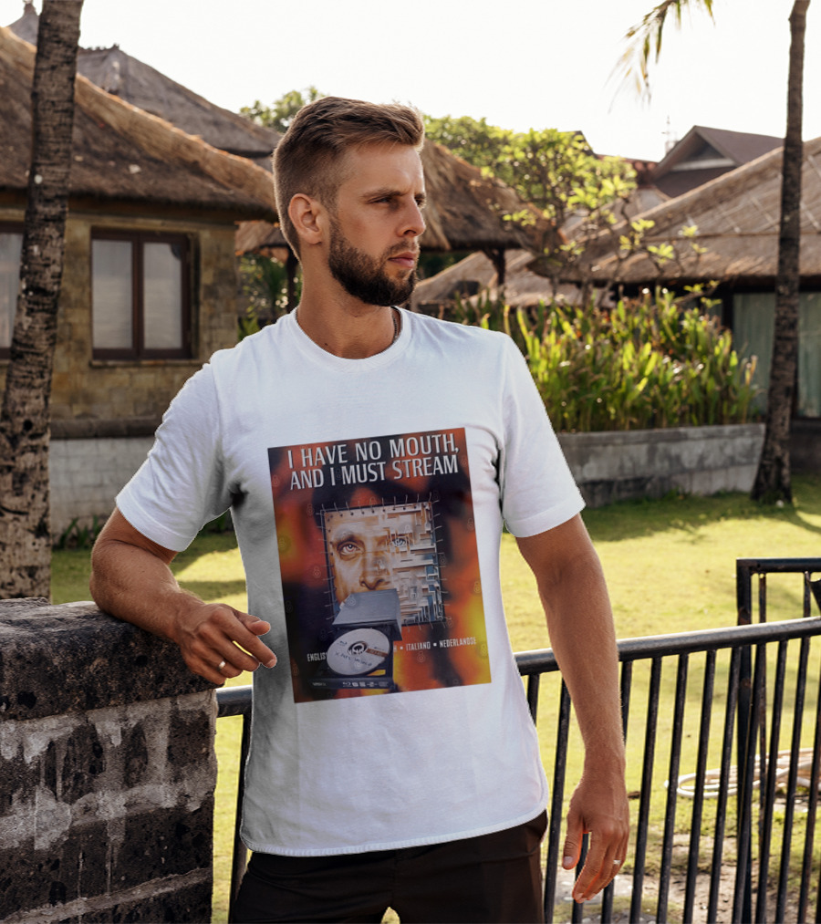 I Have No Mouth And I Must Stream Disc Drive Maze T-Shirt