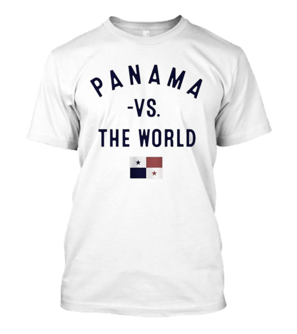 Panama Vs The World Flag Patriotic Display T-Shirt