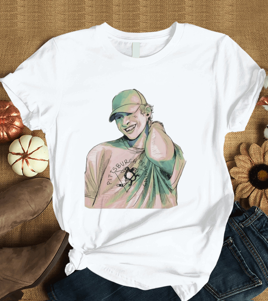 Sidney Crosby Pittsburgh Penguins Hockey Team Player T-Shirt