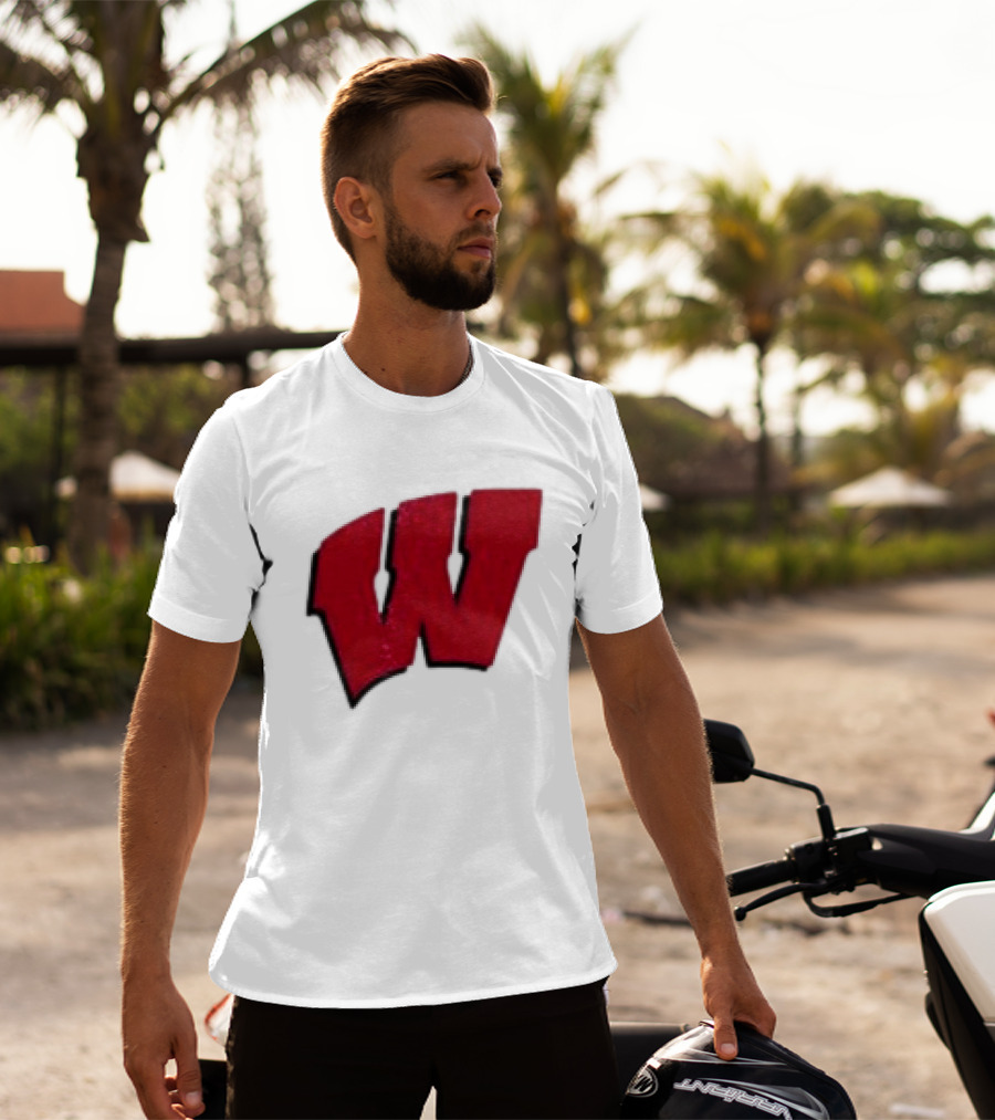 Grateful Dead Bears Wisconsin Badgers Collaboration T-Shirt