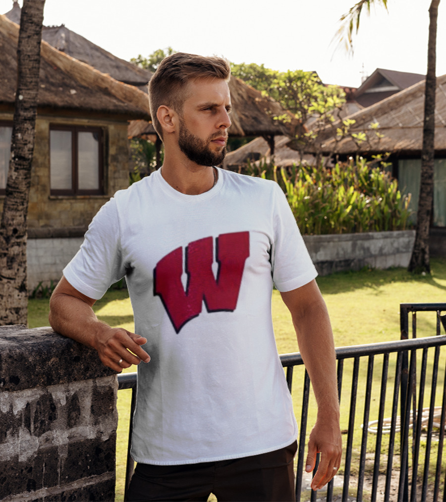 Grateful Dead Bears Wisconsin Badgers Collaboration T-Shirt